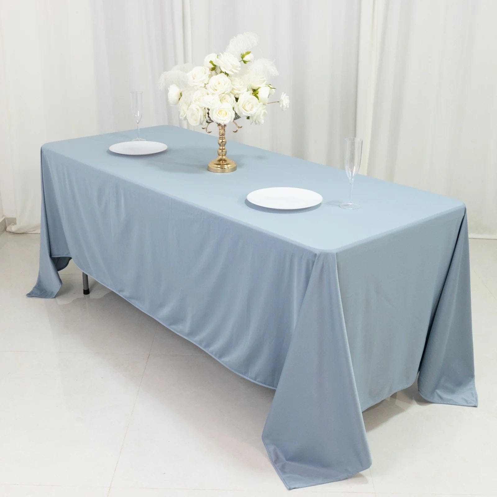 72x120 in Scuba Polyester Rectangle Tablecloth