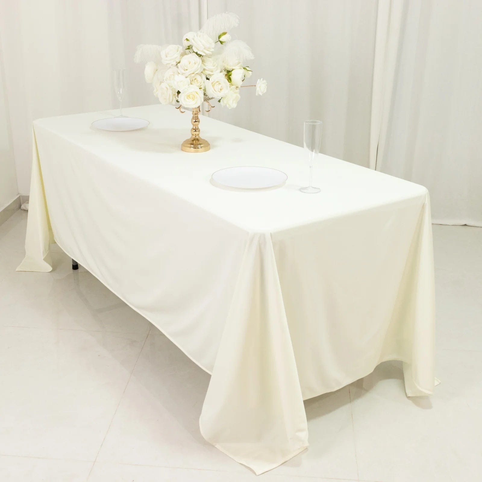 72x120 in Scuba Polyester Rectangle Tablecloth