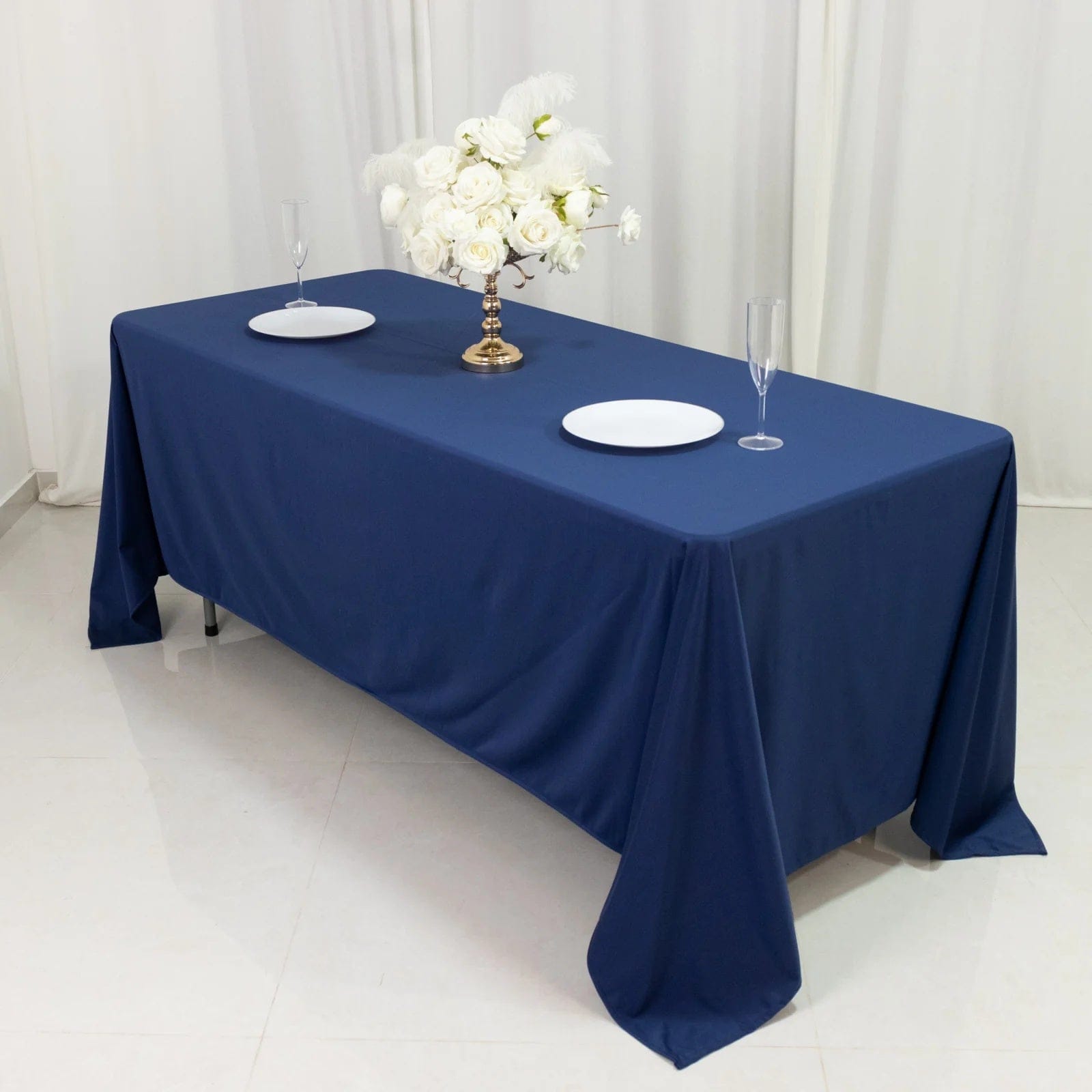 72x120 in Scuba Polyester Rectangle Tablecloth