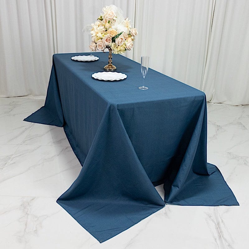 90 x 132 inch Polyester Rectangular Tablecloth
