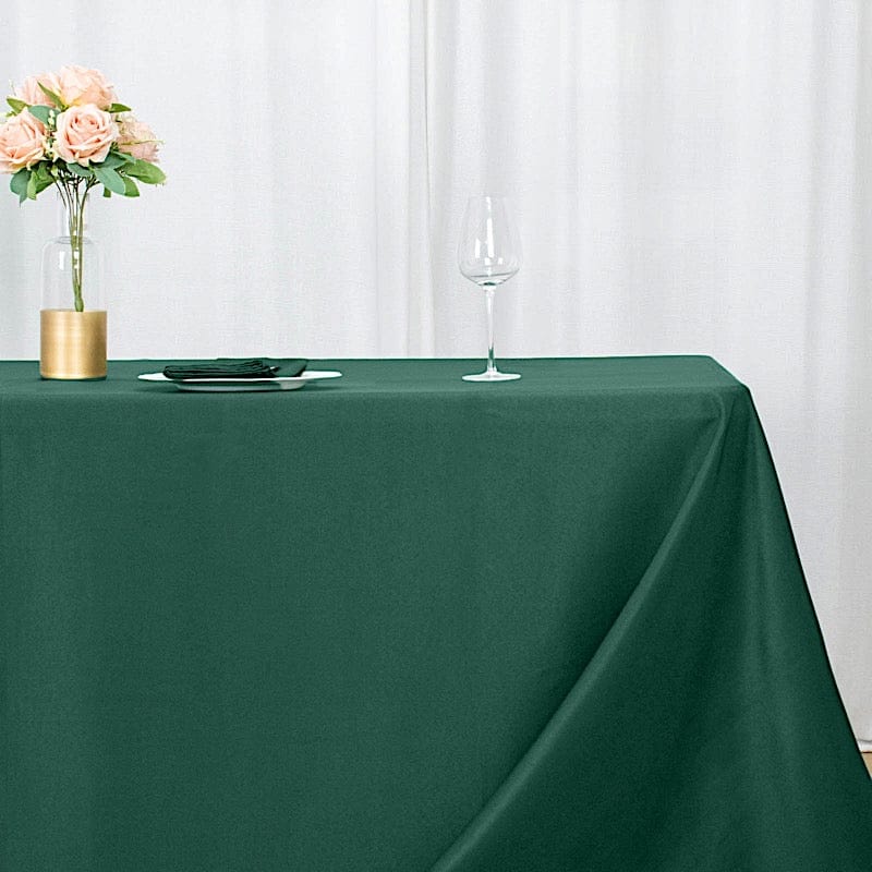 90 x 132 inch Premium Polyester Rectangular Tablecloth