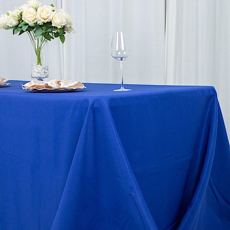 90 x 132 inch Premium Polyester Rectangular Tablecloth