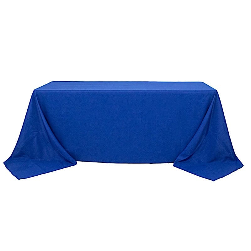 90 x 132 inch Premium Polyester Rectangular Tablecloth