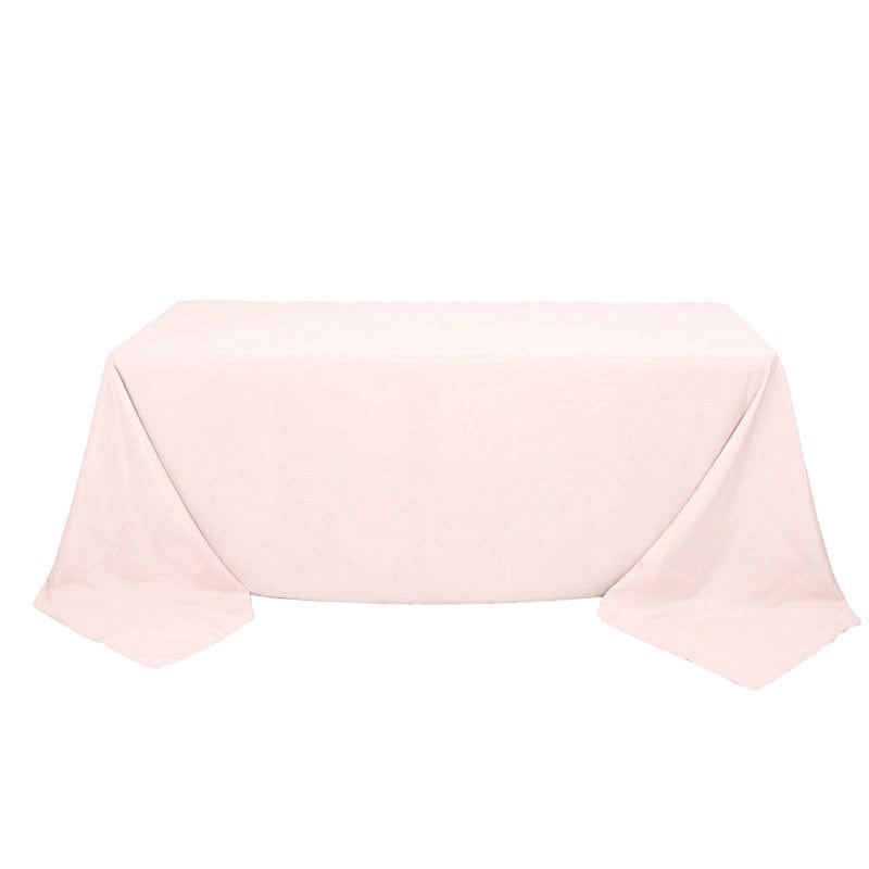 90 x 132 inch Premium Polyester Rectangular Tablecloth