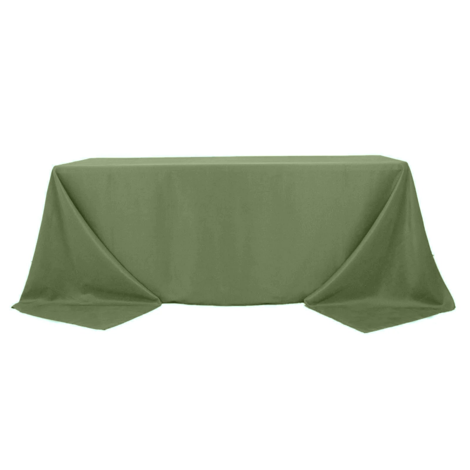 90 x 132 inch Premium Polyester Rectangular Tablecloth