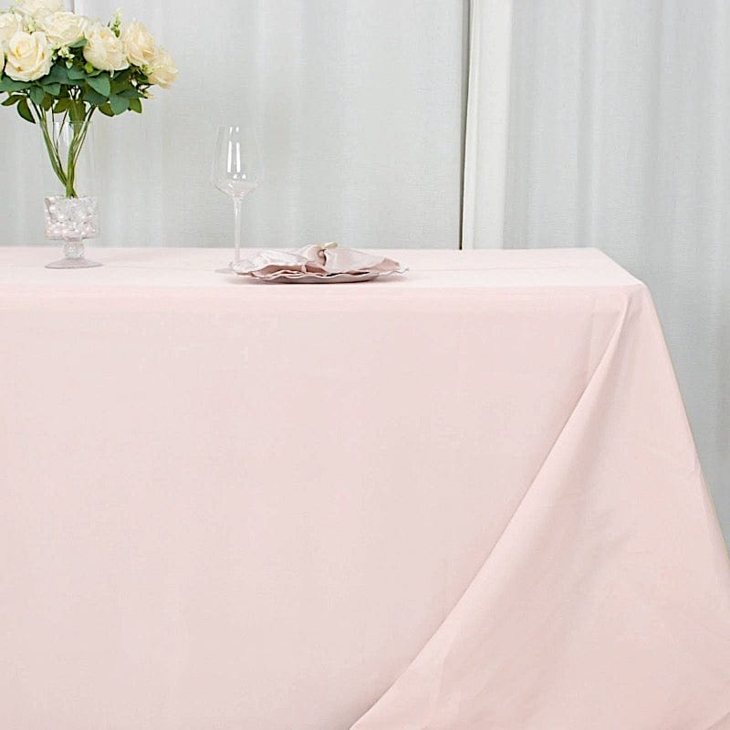 90 x 132 inch Premium Polyester Rectangular Tablecloth