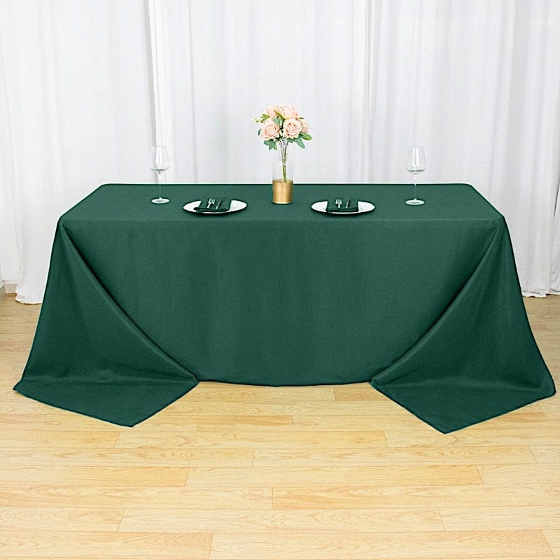 90 x 132 inch Premium Polyester Rectangular Tablecloth