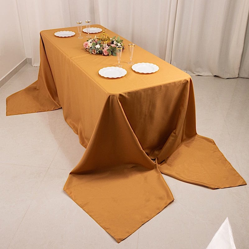 90 x 156 inch Polyester Rectangular Tablecloth