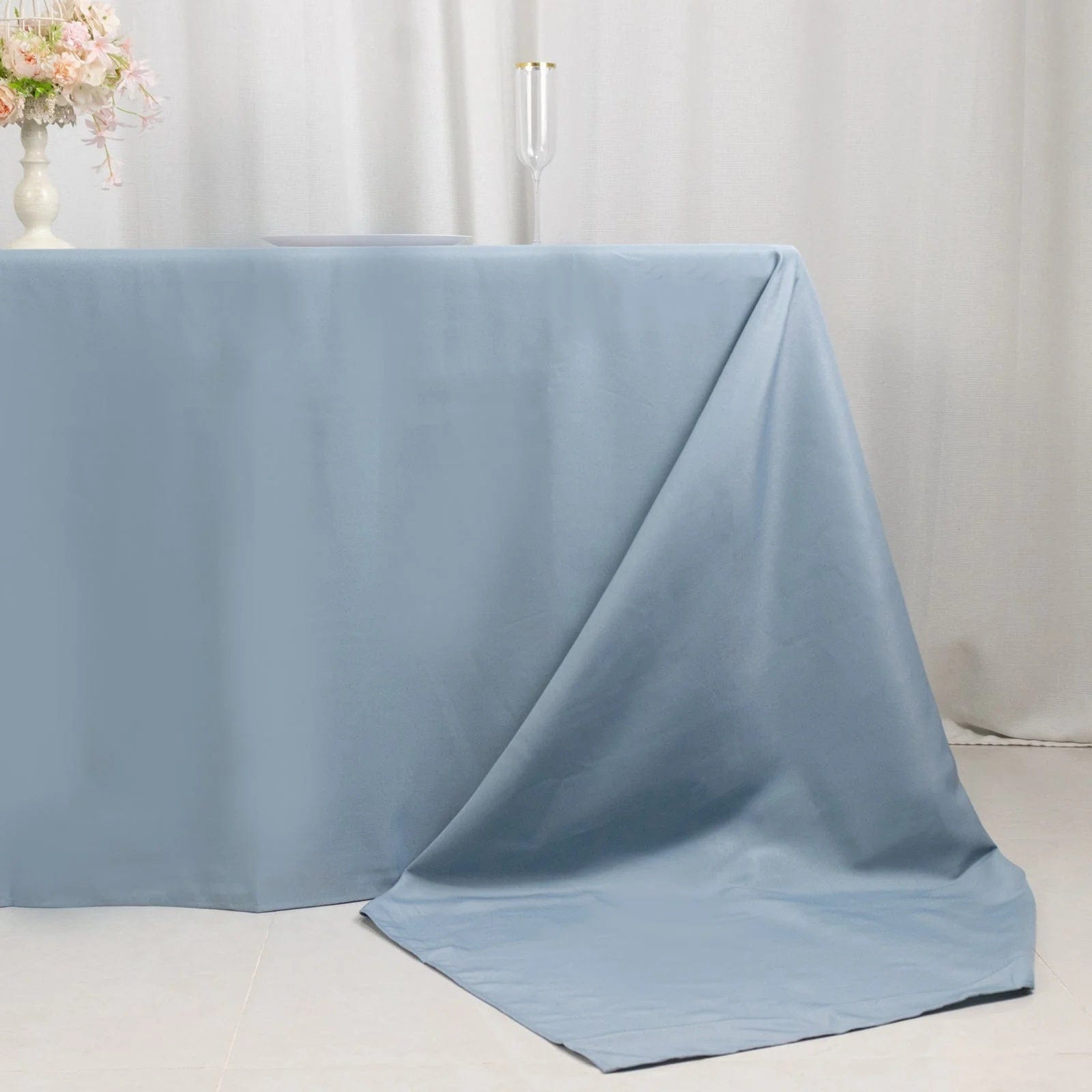 90 x 156 inch Premium Polyester Rectangular Tablecloth