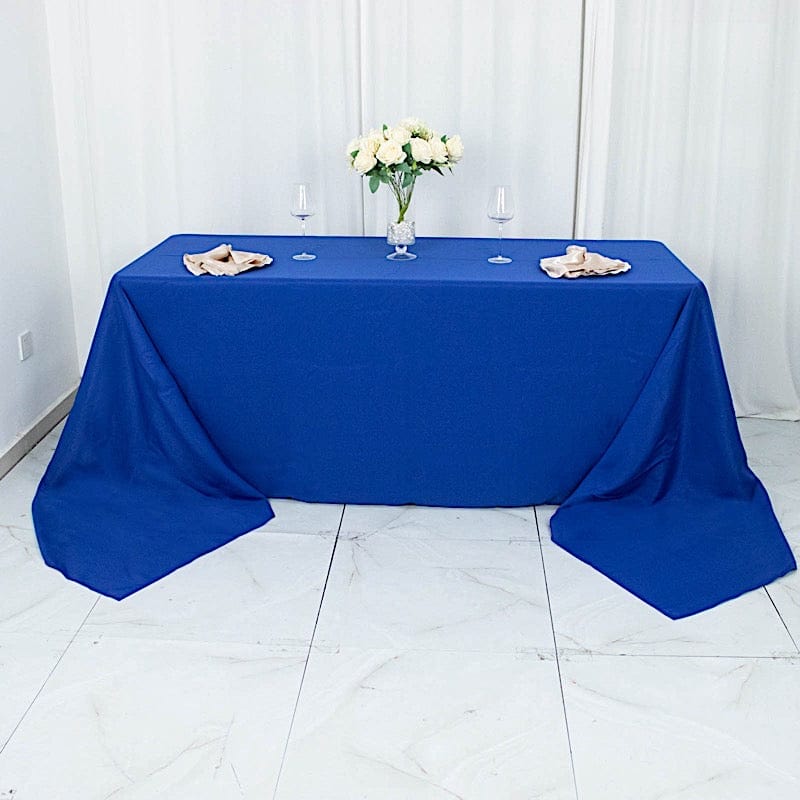 90 x 156 inch Premium Polyester Rectangular Tablecloth