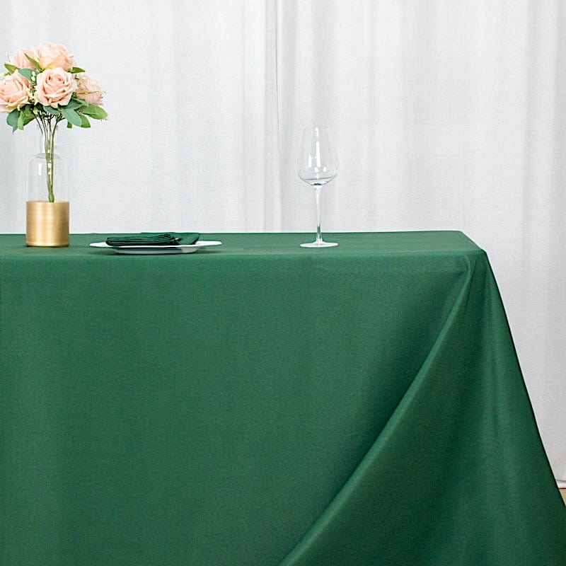 90 x 156 inch Premium Polyester Rectangular Tablecloth