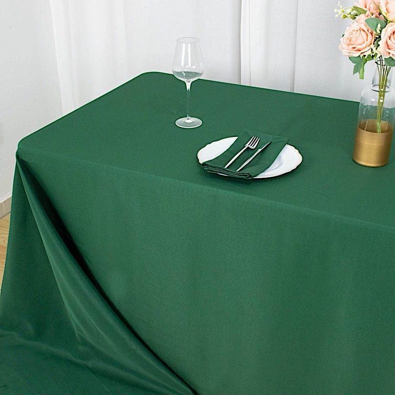 90 x 156 inch Premium Polyester Rectangular Tablecloth