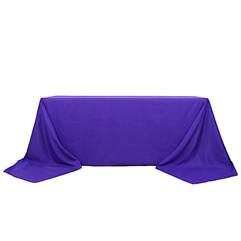 90 x 156 inch Premium Polyester Rectangular Tablecloth