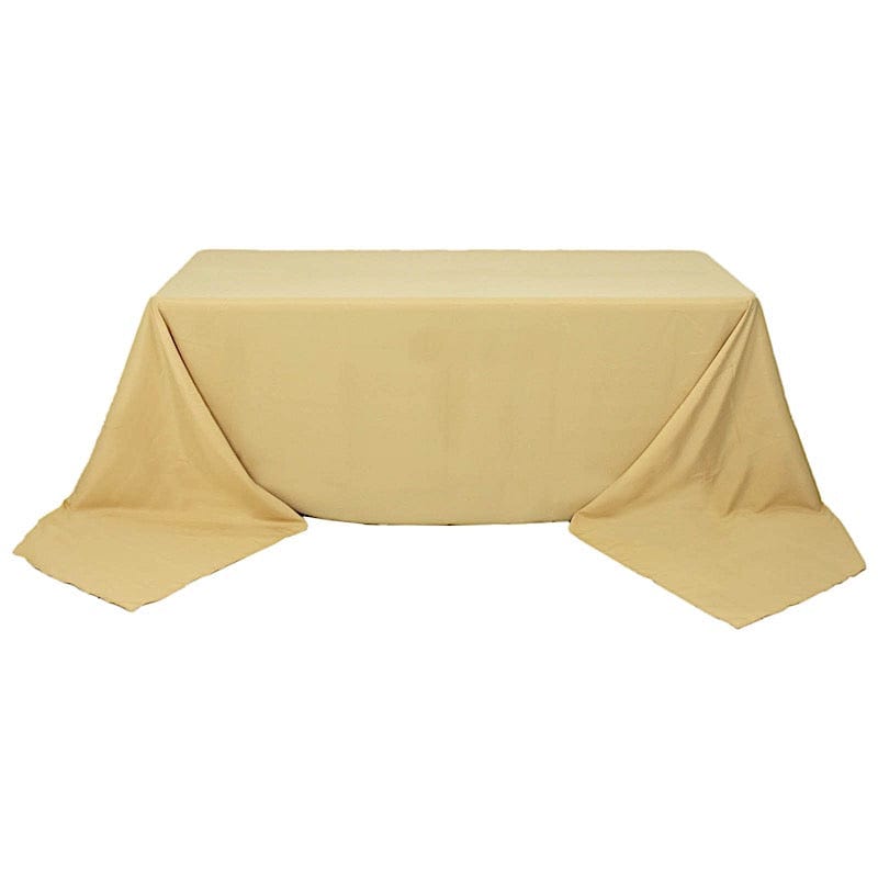 90 x 156 inch Premium Polyester Rectangular Tablecloth