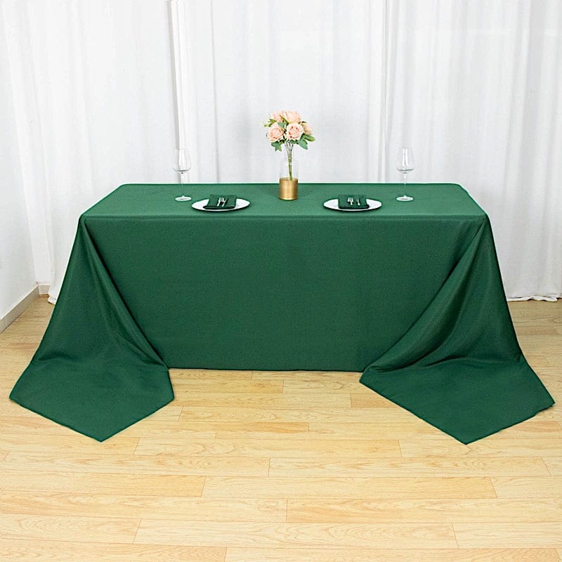 90 x 156 inch Premium Polyester Rectangular Tablecloth