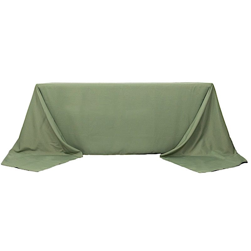 90 x 156 inch Premium Polyester Rectangular Tablecloth