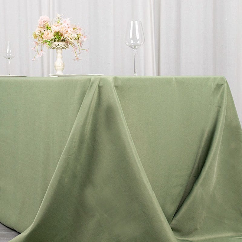 90 x 156 inch Premium Polyester Rectangular Tablecloth