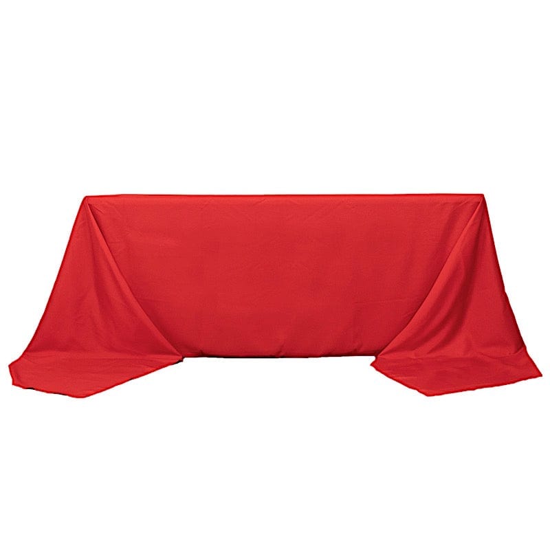 90 x 156 inch Premium Polyester Rectangular Tablecloth