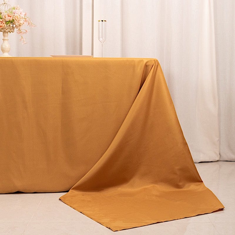 90 x 156 inch Premium Polyester Rectangular Tablecloth