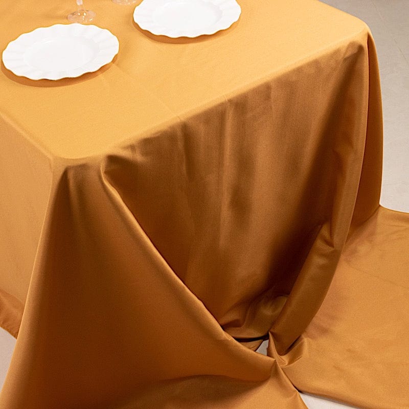 90 x 156 inch Premium Polyester Rectangular Tablecloth