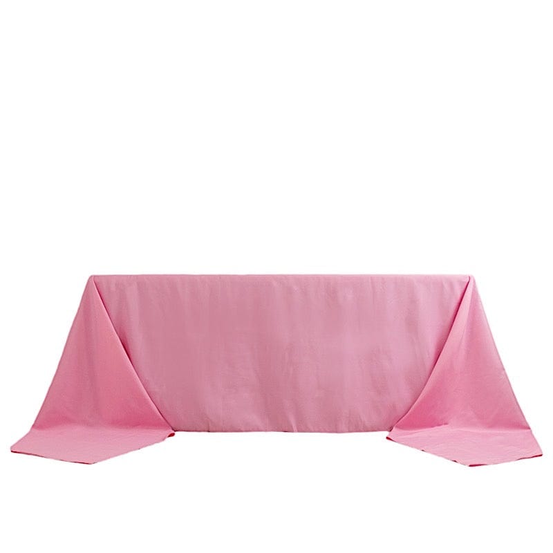 90 x 156 inch Premium Polyester Rectangular Tablecloth