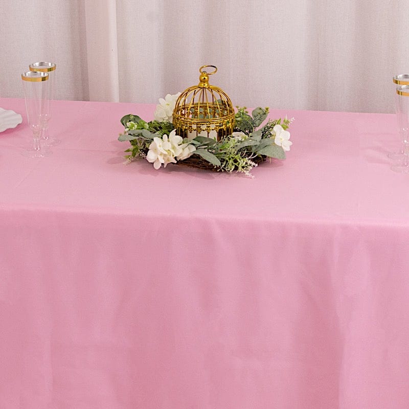 90 x 156 inch Premium Polyester Rectangular Tablecloth