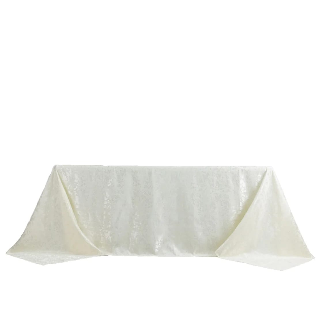 90x132 in Jacquard Polyester Rectangle Tablecloth Abstract Watercolor Design