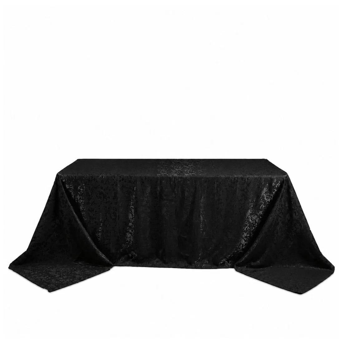 90x132 in Jacquard Polyester Rectangle Tablecloth Abstract Watercolor Design