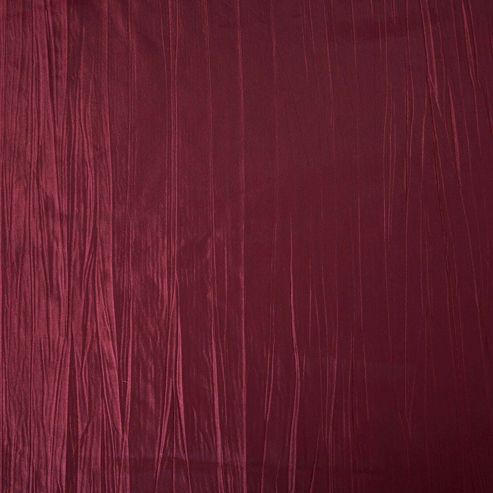 90x132 in Metallic Crinkled Taffeta Rectangular Tablecloth