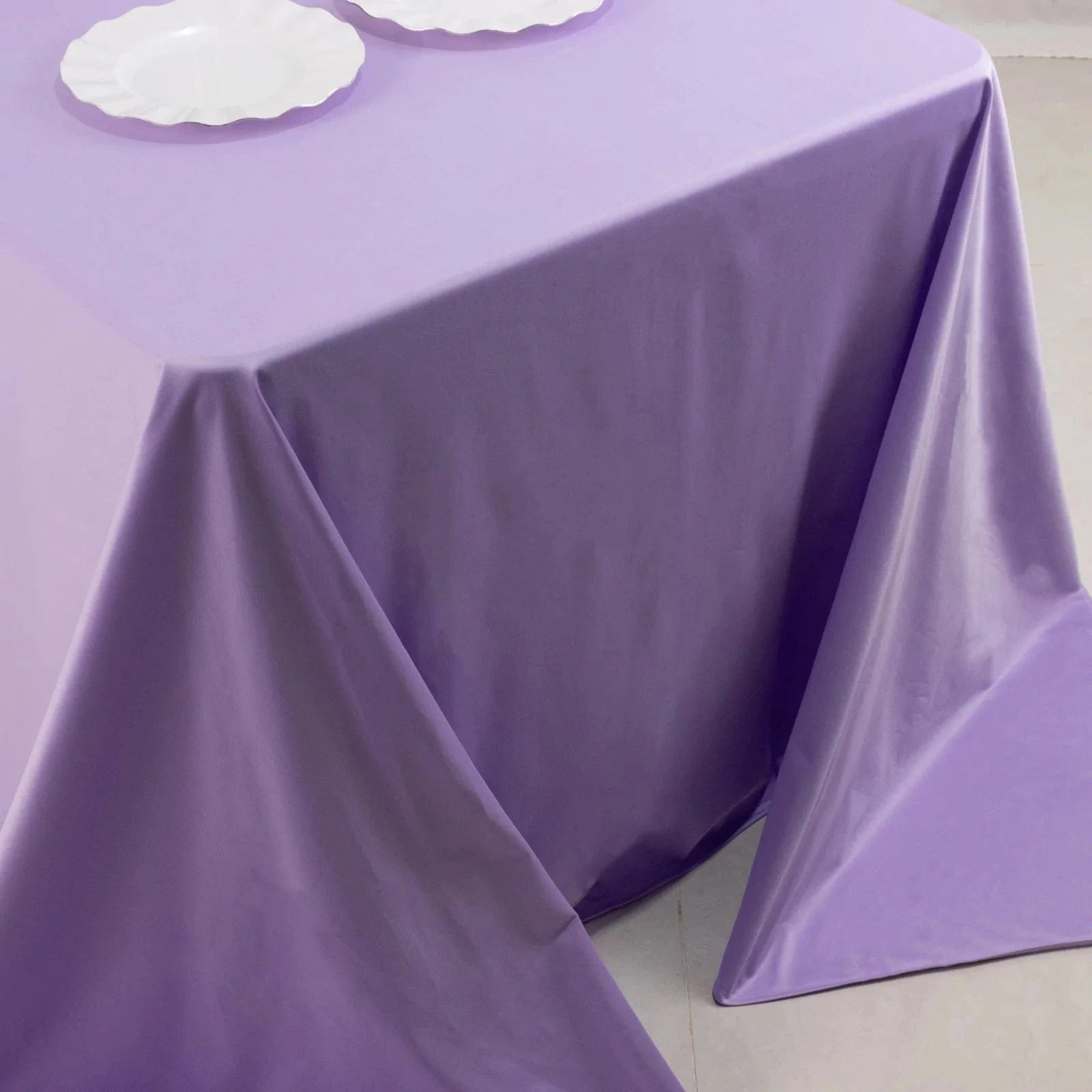 90x132 in Premium Scuba Polyester Rectangle Tablecloth