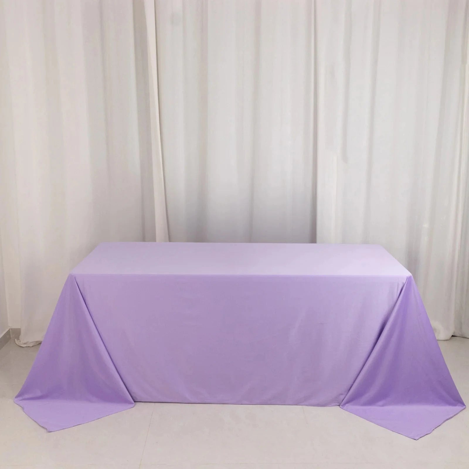 90x132 in Premium Scuba Polyester Rectangle Tablecloth
