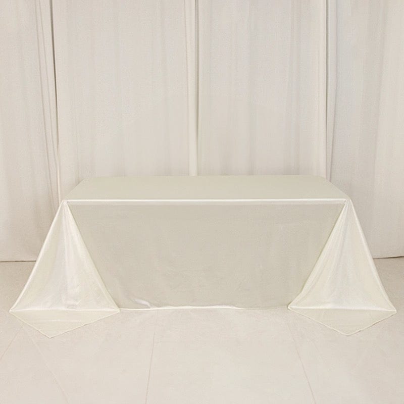90x132 in Premium Scuba Polyester Rectangle Tablecloth