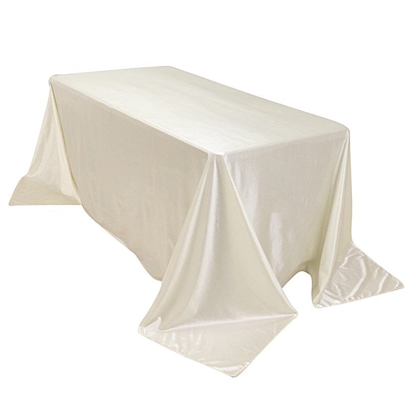 90x132 in Premium Scuba Polyester Rectangle Tablecloth