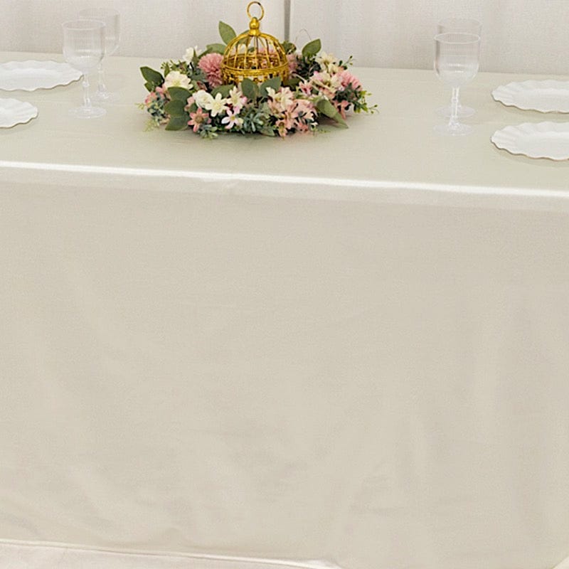 90x132 in Premium Scuba Polyester Rectangle Tablecloth