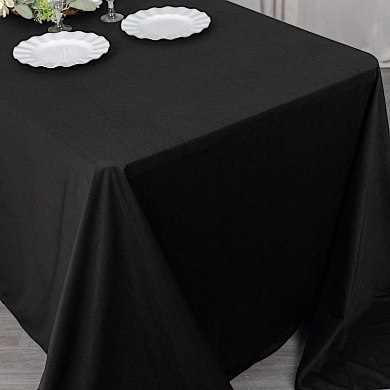 90x132 in Premium Scuba Polyester Rectangle Tablecloth