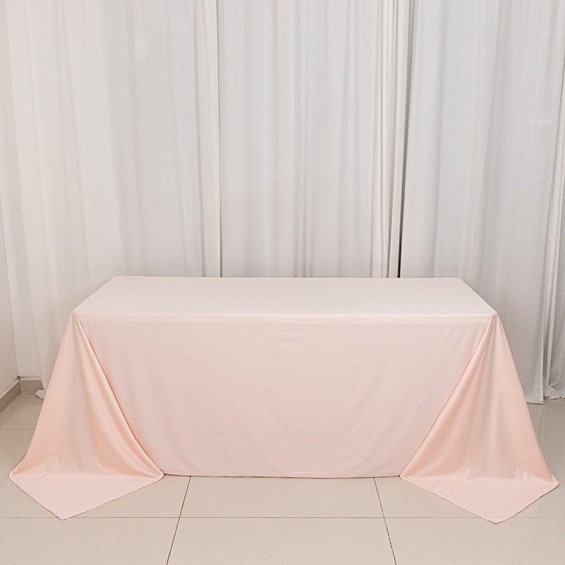 90x132 in Premium Scuba Polyester Rectangle Tablecloth