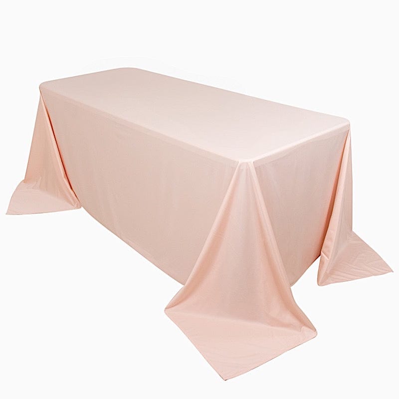 90x132 in Premium Scuba Polyester Rectangle Tablecloth