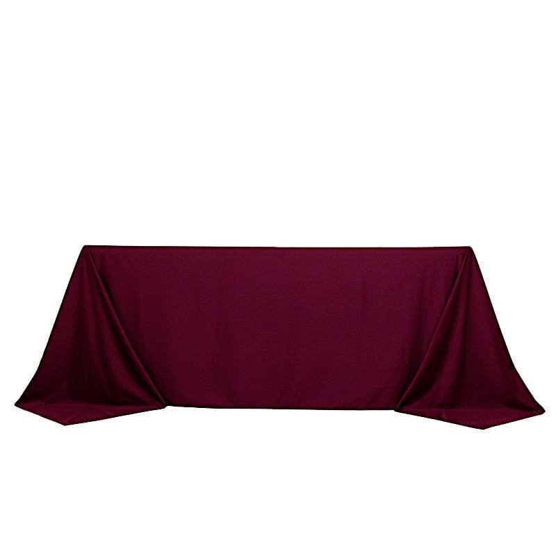 90x132 in Premium Scuba Polyester Rectangle Tablecloth