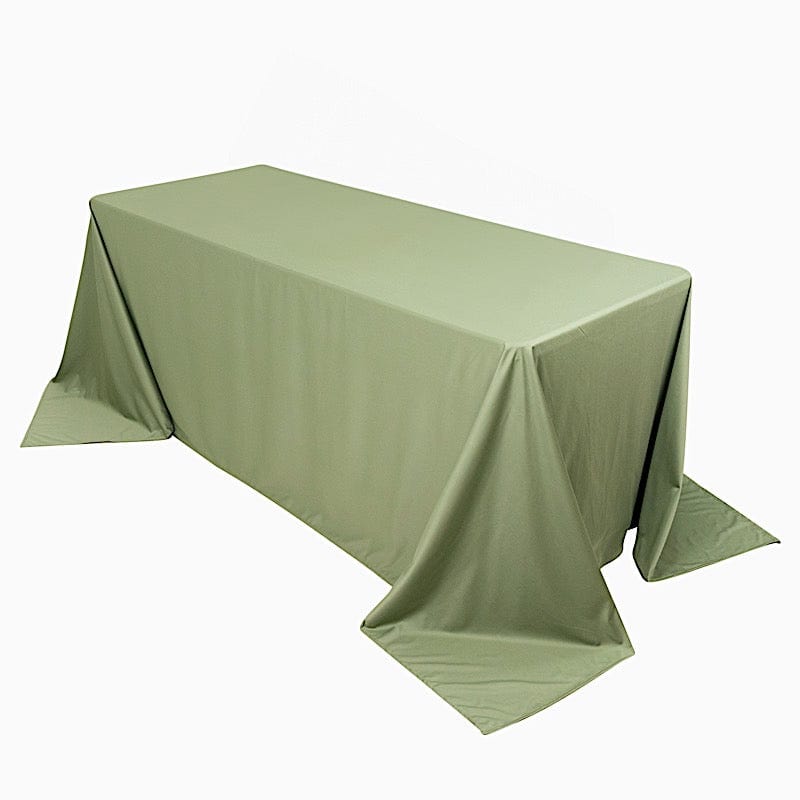 90x132 in Premium Scuba Polyester Rectangle Tablecloth