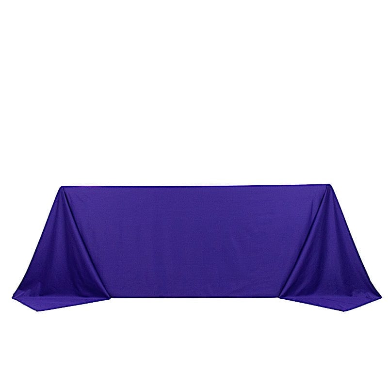 90x132 in Premium Scuba Polyester Rectangle Tablecloth