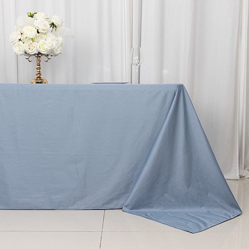 90x132 in Premium Scuba Polyester Rectangle Tablecloth