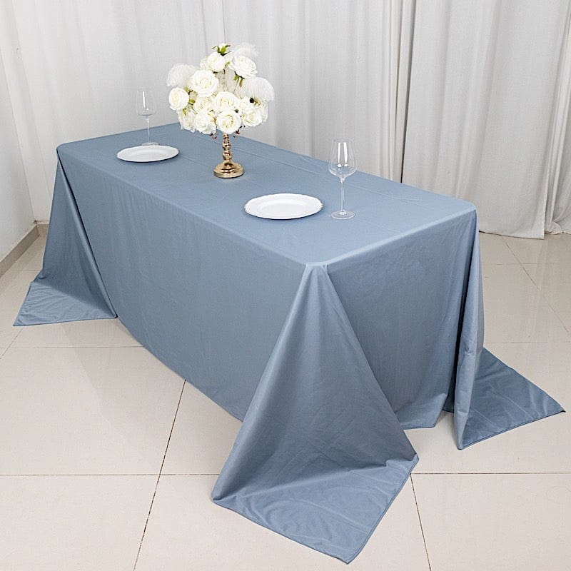 90x132 in Premium Scuba Polyester Rectangle Tablecloth