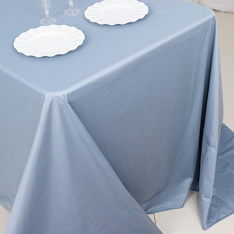 90x132 in Premium Scuba Polyester Rectangle Tablecloth