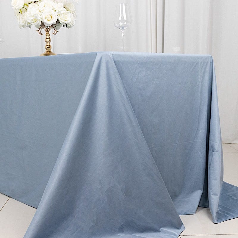 90x132 in Premium Scuba Polyester Rectangle Tablecloth