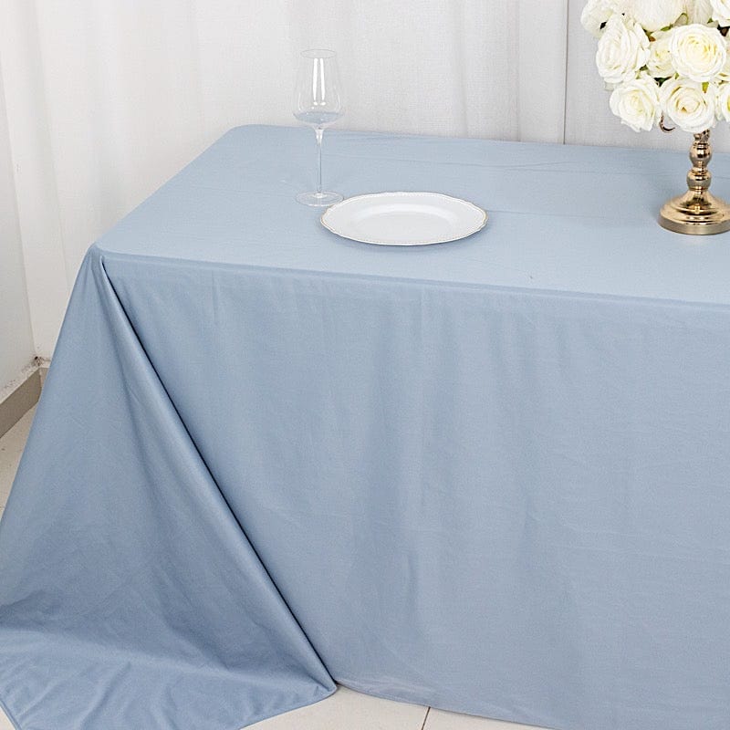 90x132 in Premium Scuba Polyester Rectangle Tablecloth