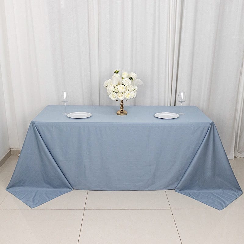 90x132 in Premium Scuba Polyester Rectangle Tablecloth