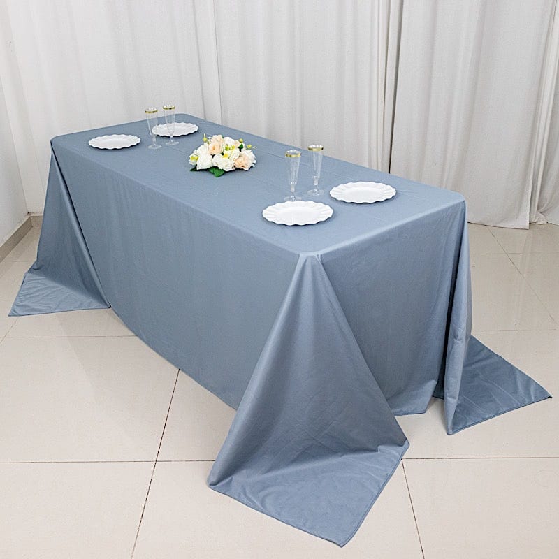 90x132 in Premium Scuba Polyester Rectangle Tablecloth