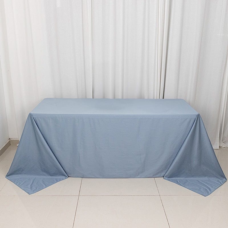 90x132 in Premium Scuba Polyester Rectangle Tablecloth