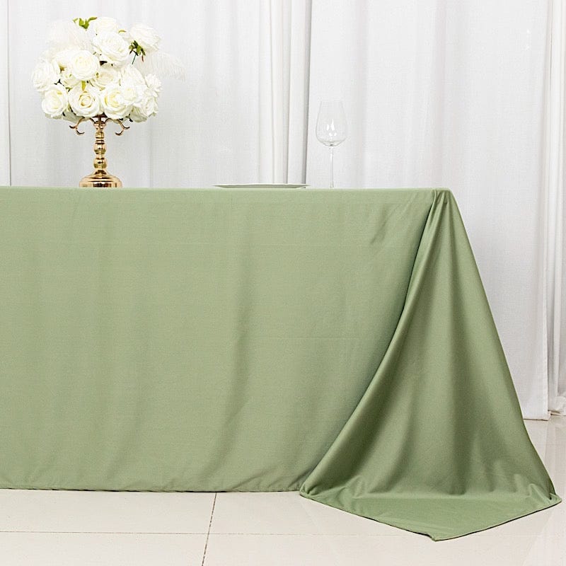 90x132 in Premium Scuba Polyester Rectangle Tablecloth