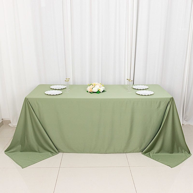 90x132 in Premium Scuba Polyester Rectangle Tablecloth